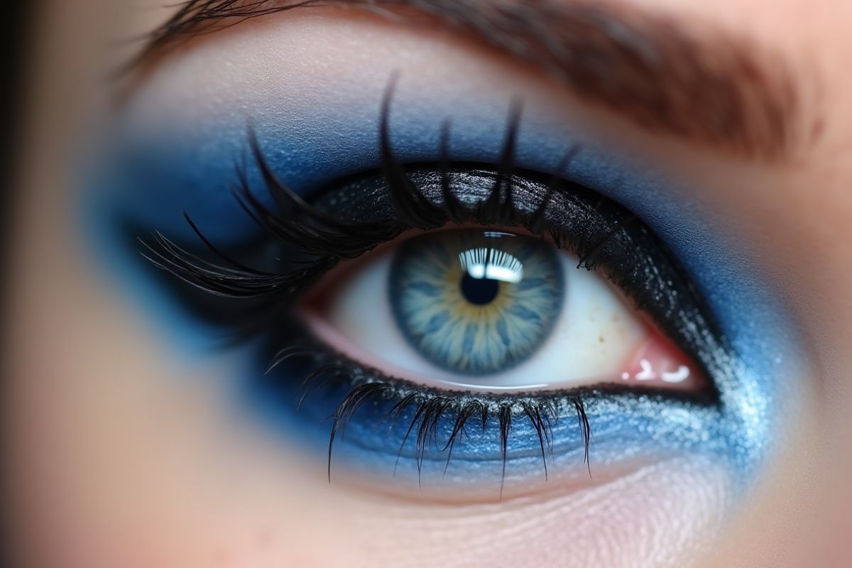 Get the Look: Blue Beauty Trends for Makeup in 2025