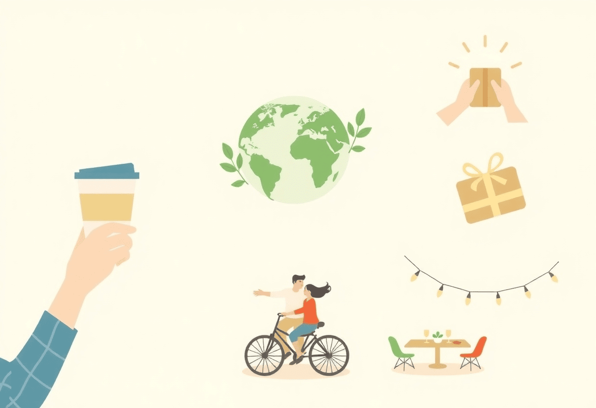 Stylish matching eco looks