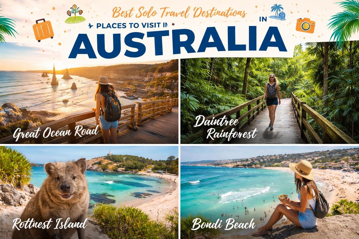 Illustration for Consider Australia's Diverse Landscapes